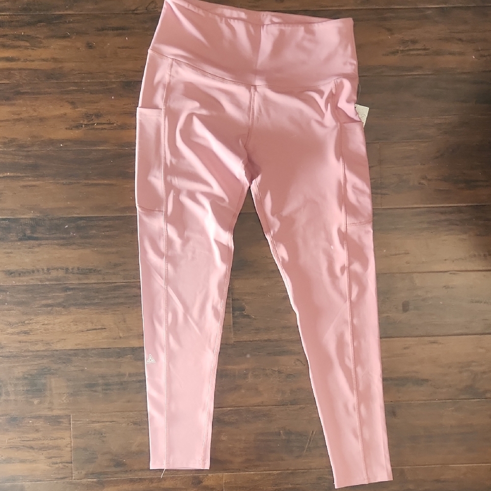 Pink High-Rise Leggings
